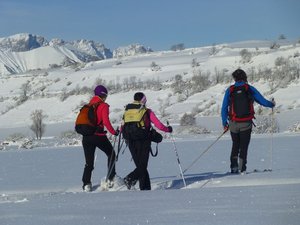 Les pratiquants font le Ski de Randonnée Nordique