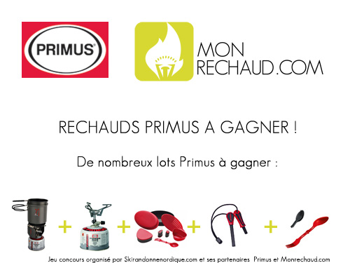 Réchauds Primus à Gagner avec Monrechaud.com