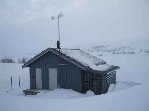 Toilettes du refuge Virvasshytta