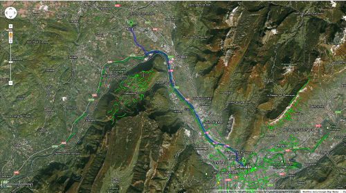 Google Maps, itinéraires à vélo