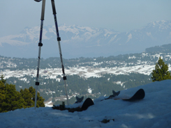 Utilisation des bâtons en ski