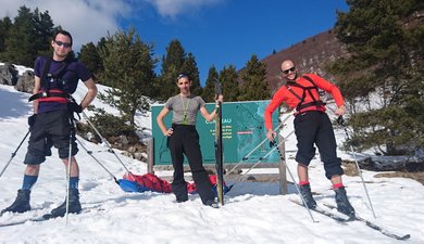 La GTV : Fred, Thomas, Christian, 2 pulkas et 1 cubi