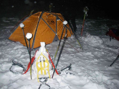 Bivouac hivernal - Pré Peyret