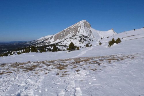 Le Grand Veymont en hiver - Vercors