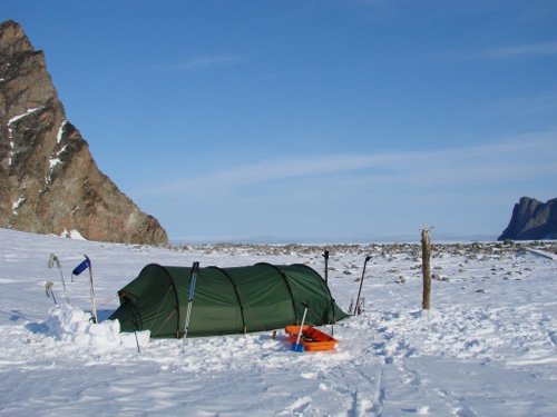 Bivouac hivernal - Photo Association Diagonale Groenland