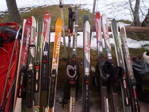 Tests des skis de randonnée nordique