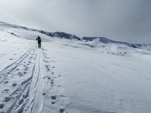 Col de Véry depuis l'altiport de Megève