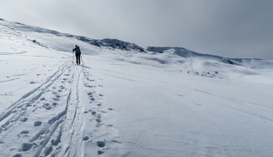 Col de Véry depuis l'altiport de Megève