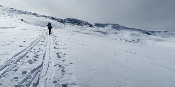 Col de Véry depuis l'altiport de Megève