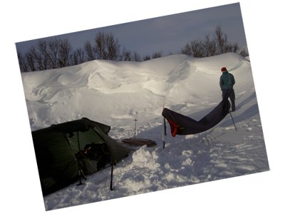 Camping sur neige