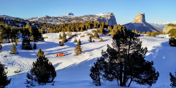 Mini-raid nordique sur Hauts-plateaux du Vercors