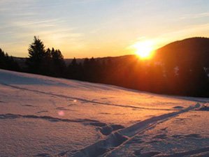 Coucher de soleil sur le Jura