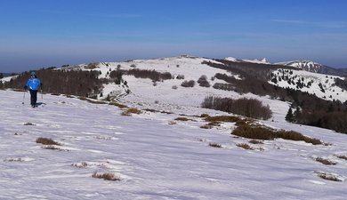 Crêtes Sud des Vosges en SRN avec pulka