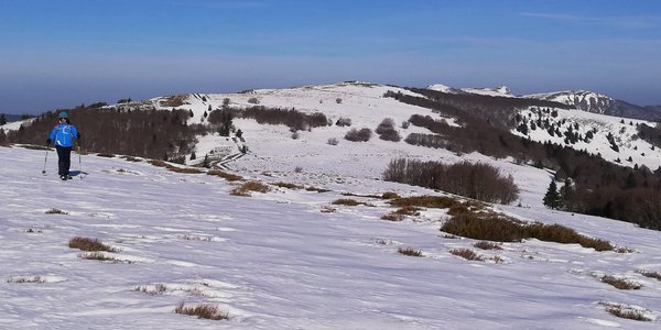 Crêtes Sud des Vosges en SRN avec pulka