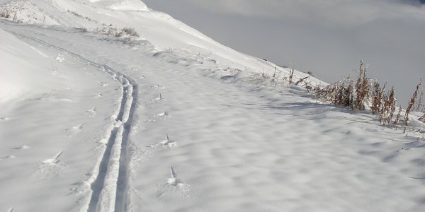 Roselend : le passage de la Charmette