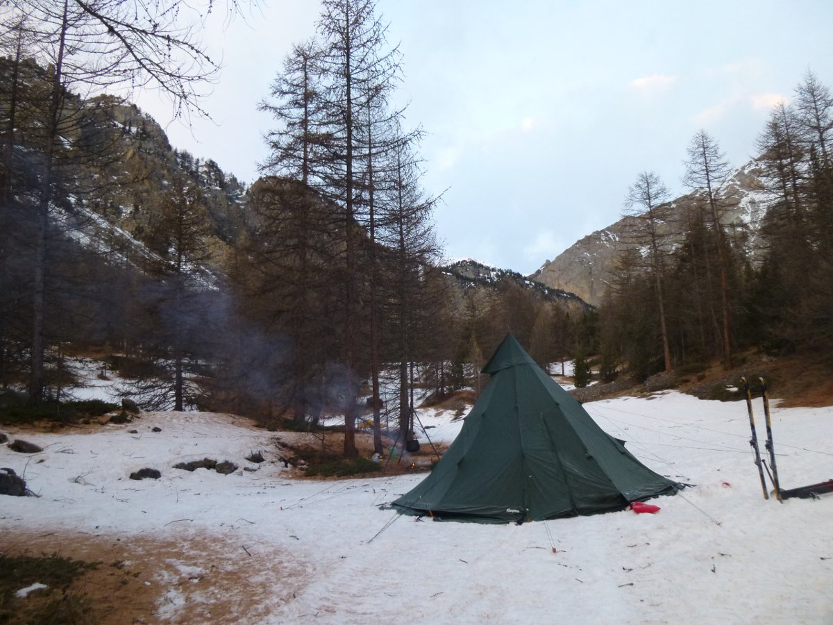 Bivouac hivernal à Arvieux