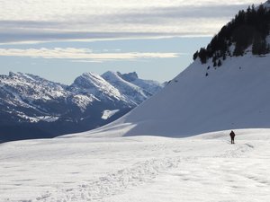 Croix Perrin-Charande-Molière-retour par l'Est de la crête jusqu'à Pas de Bellecombe