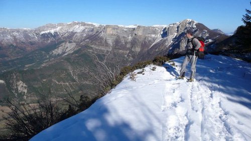 LLe Diois depuis le massif du Vercors