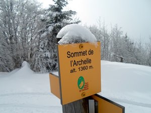 Le Sommet de l'Archelle et les Grandes Combes