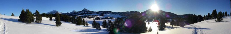 Vue panoramique du Vercors