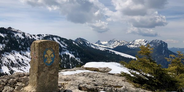 Neiges de printemps sur les Hauts de Chartreuse