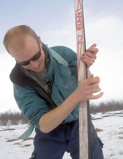 Håkan wax ses skis nordiques !