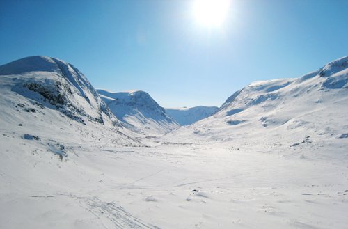 Descente dans la vallée de Vistas